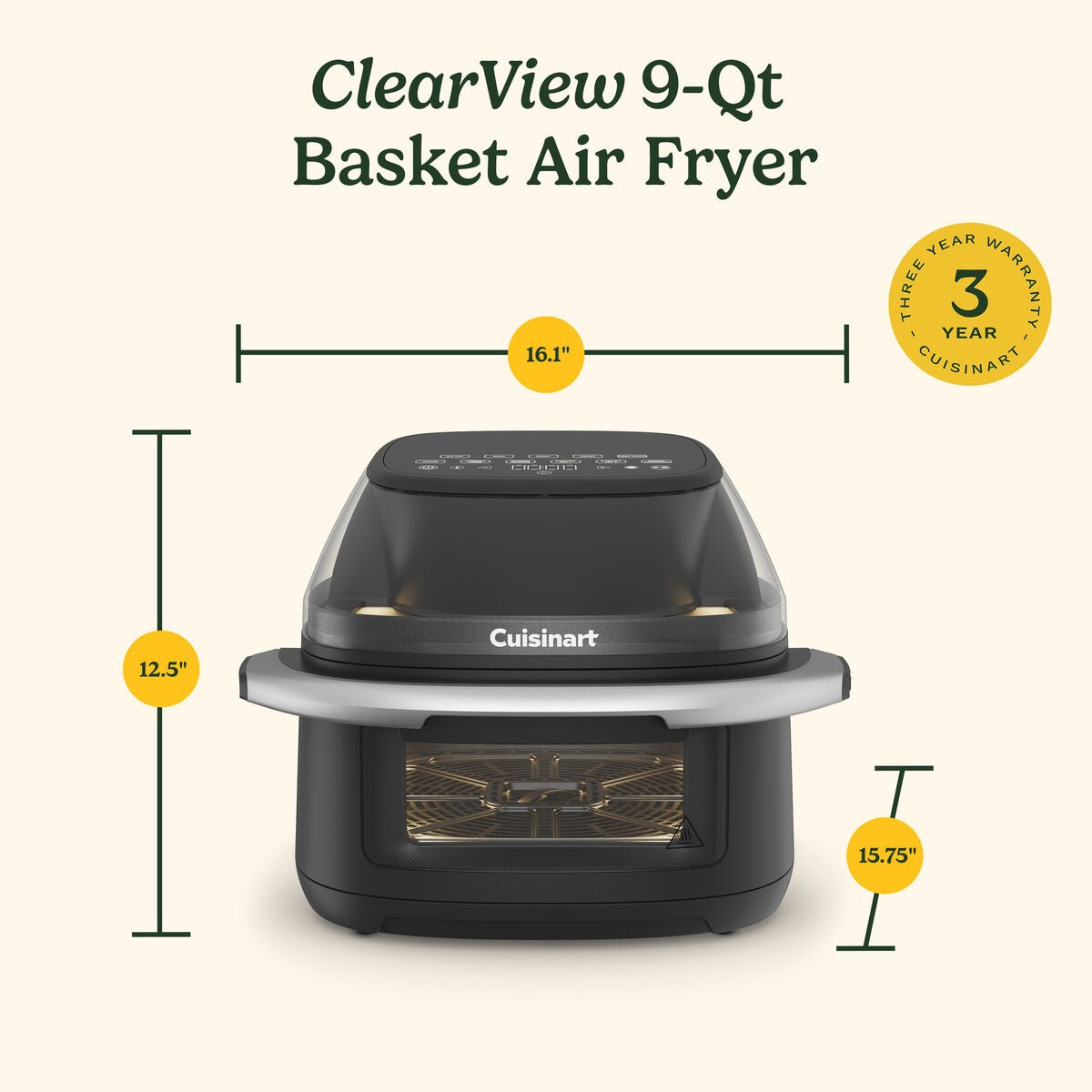 ClearView 9-quart Air Fryer