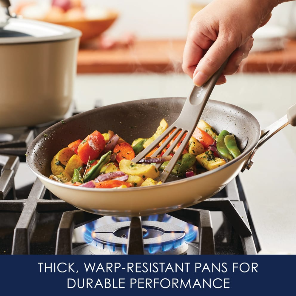 Rachael Ray Cook & Create 11-Piece Enameled Aluminum Cookware Set