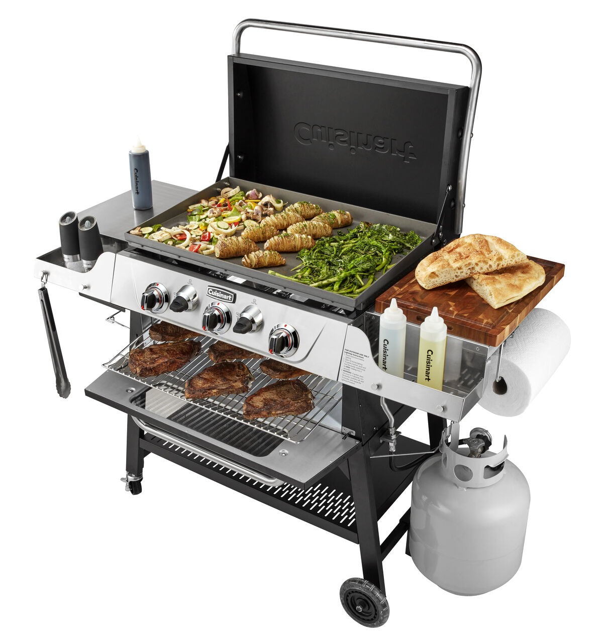 28" Outdoor Griddler™ - 2-in-1 Griddle &amp; Broiler