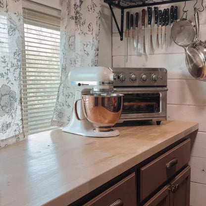 KitchenAid 5qt 10-Speed Stand Mixer with Copper Bowl Fresh Linen - Hearth &amp; Hand™ with Magnolia: Metal, 325W, 22.8 lbs
