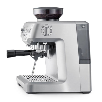 Breville Stainless Steel Barista Express Espresso Machine Light Silver BES870XL: 15 Bars Pressure, Milk Frother, Grinder
