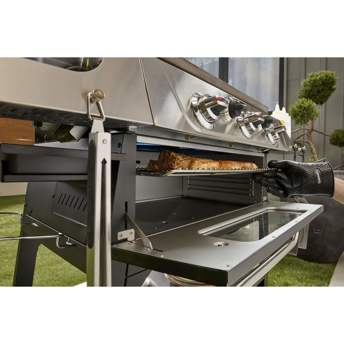 28" Outdoor Griddler™ - 2-in-1 Griddle &amp; Broiler
