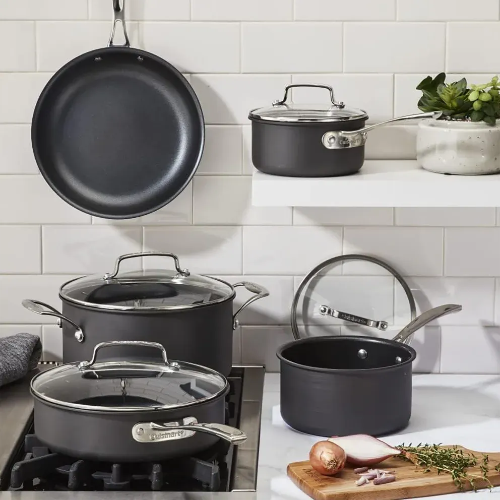 Cuisinart 9-Piece Hard Anodized Cookware Set