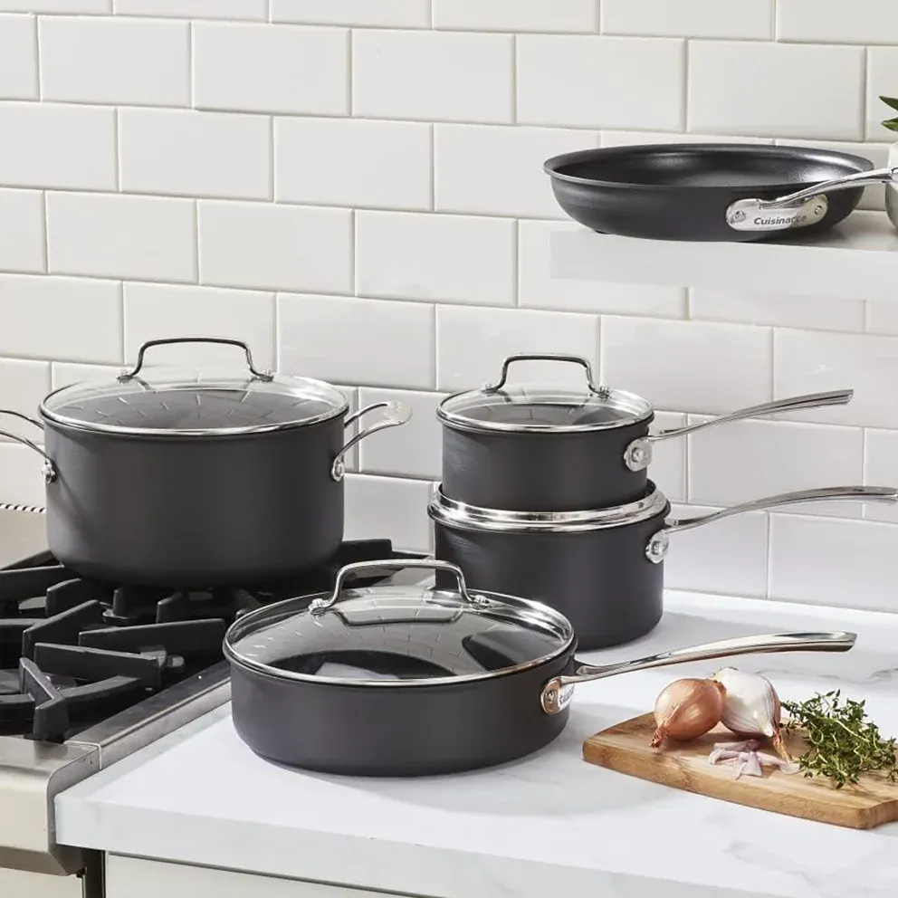 Cuisinart 9-Piece Hard Anodized Cookware Set