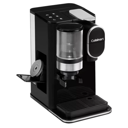 Cuisinart Single-Serve Coffee Maker + Coffee Grinder with 8 oz., 10 oz., and 12 oz. Serving Size, Compatible with Single-Cup Pods, 48-Ounce Removable Reservoir, Stainless Steel, DGB-2