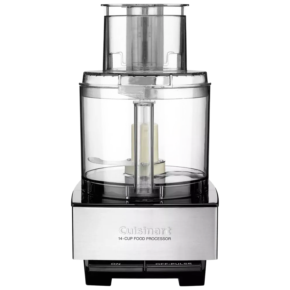 Cuisinart Food Processor 14-Cup Vegetable Chopper for Mincing, Dicing, Shredding, Puree &amp; Kneading Dough, White Stainless, DFP-14BCWNY