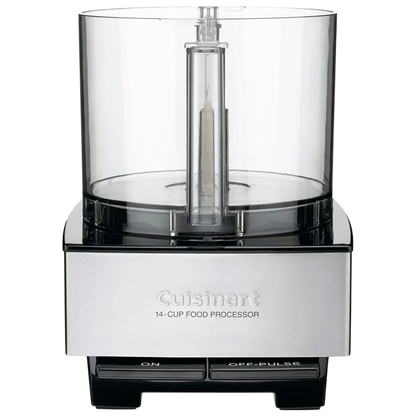 Cuisinart Food Processor 14-Cup Vegetable Chopper for Mincing, Dicing, Shredding, Puree &amp; Kneading Dough, White Stainless, DFP-14BCWNY