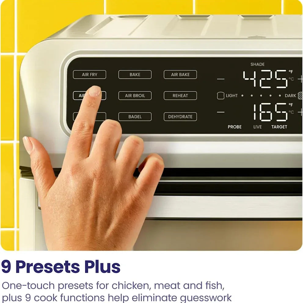 Chefman 12-in-1 Air Fryer Toaster Oven Combo with Probe Thermometer