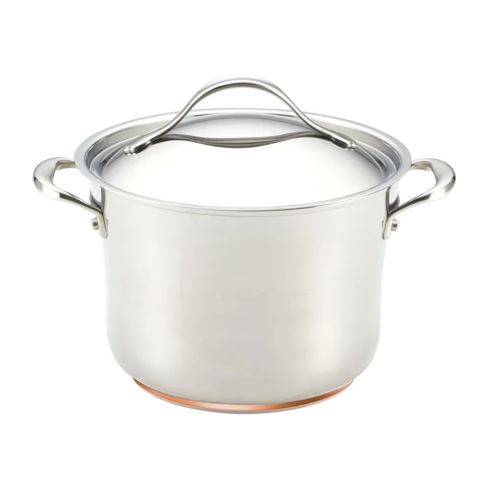 Anolon Nouvelle Luxe 11-Piece Stainless and Hard Anodized Cookware Set