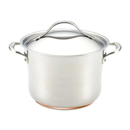 Anolon Nouvelle Luxe 11-Piece Stainless and Hard Anodized Cookware Set