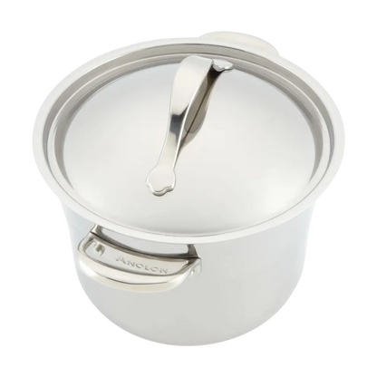 Anolon Nouvelle Luxe 11-Piece Stainless and Hard Anodized Cookware Set
