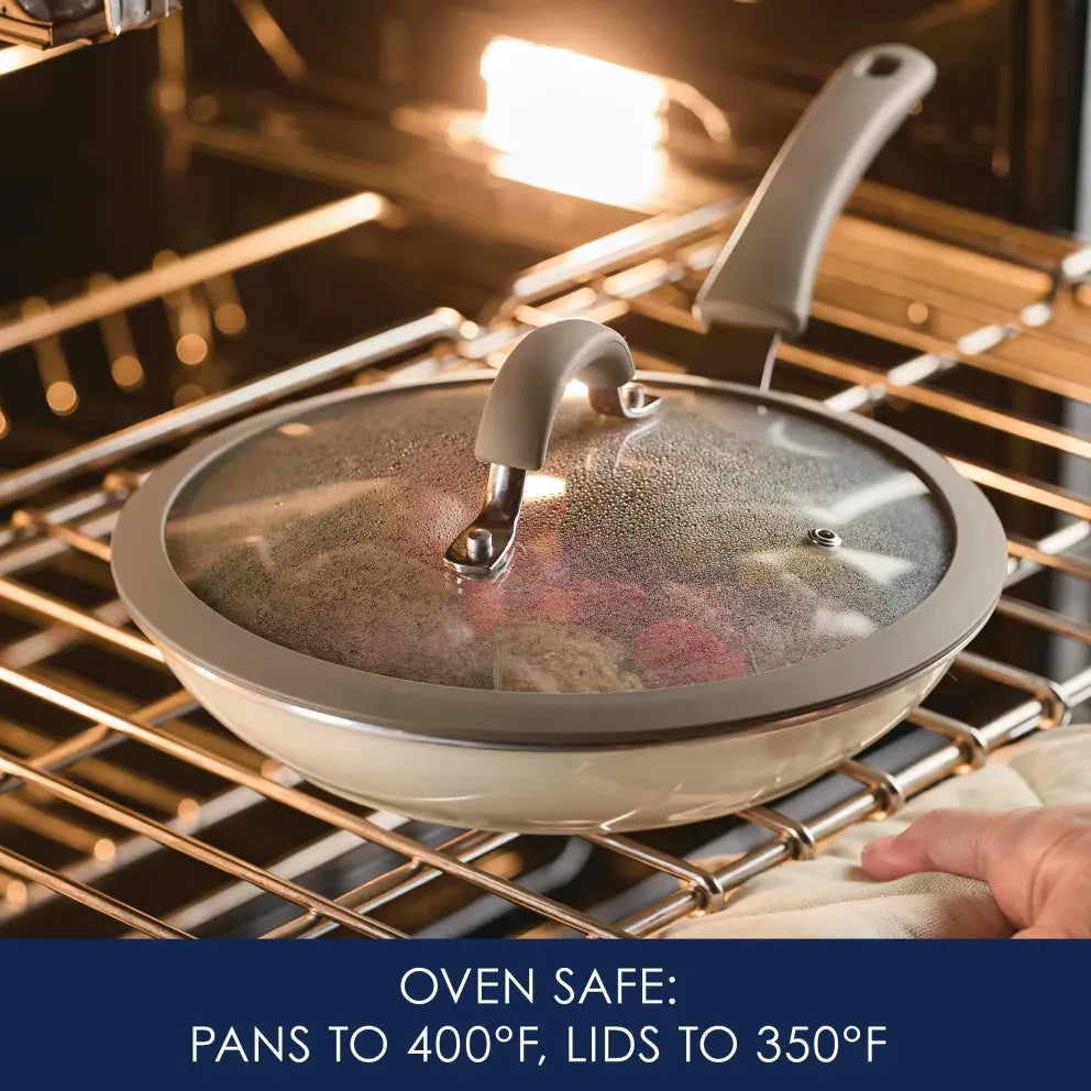 Rachael Ray Cook &amp; Create 11-Piece Enameled Aluminum Cookware Set